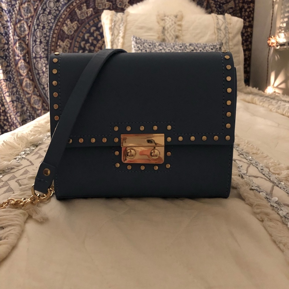 Zara Blue Cross Body Purse